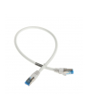 InLine Kabel sieciowy Cat.6A S/FTP 500MHz Biały 0,5m (76850W) - nr 2