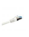 InLine Kabel sieciowy Cat.6A S/FTP 500MHz Biały 0,5m (76850W) - nr 3