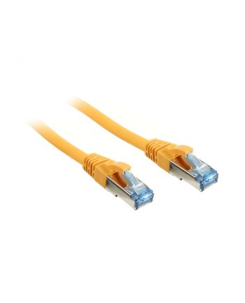 InLine Kabel sieciowy Cat.6A S/FTP 500MHz Żółty 0,5m (76850Y)