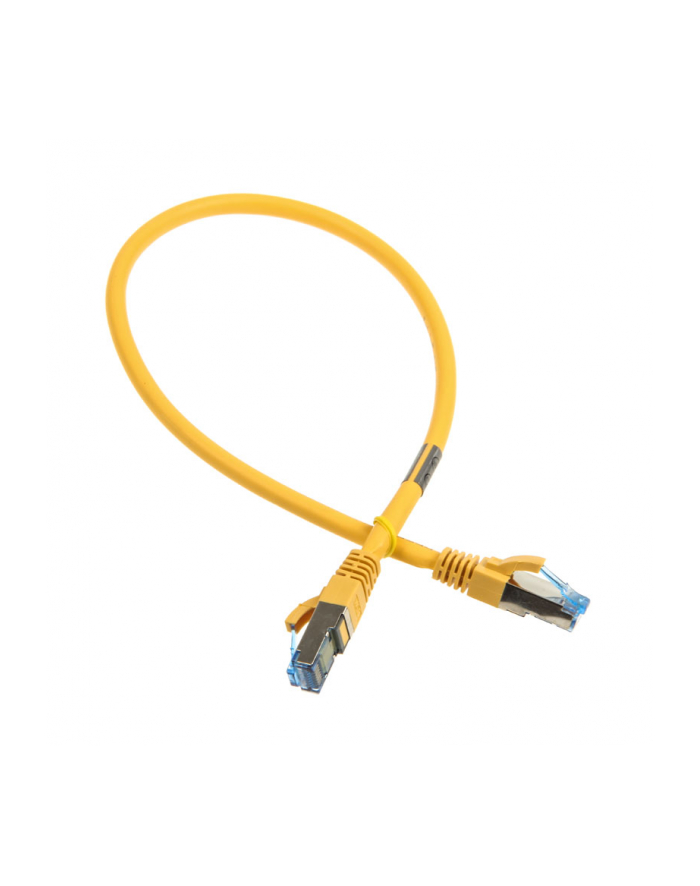 InLine Kabel sieciowy Cat.6A S/FTP 500MHz Żółty 0,5m (76850Y) główny