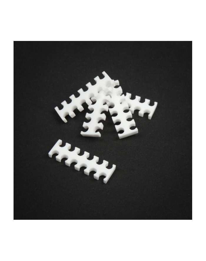 King Mod Services Grzebień 12-gniazdowy 4mm duża biała zestaw 5 szt (ZUUV120) główny