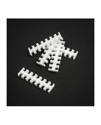 King Mod Services Grzebień 14-gniazdowy 4mm duża biała zestaw 5 szt (ZUUV135)