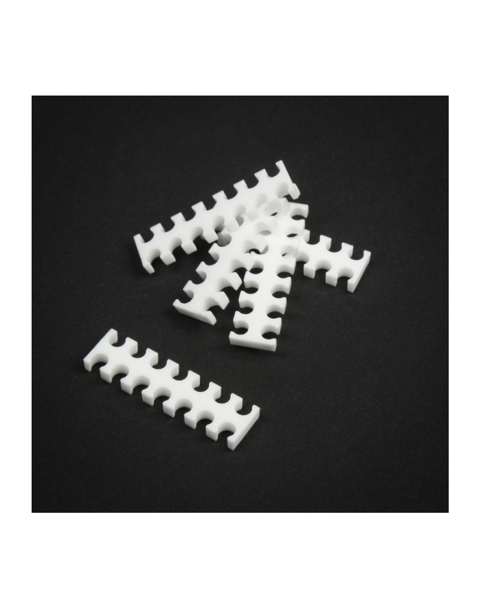 King Mod Services Grzebień 14-gniazdowy 4mm duża biała zestaw 5 szt (ZUUV135) główny