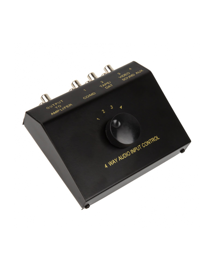 Inline 4-Pozycyjny Audio Switch Manualny Cinch 3 5Mm (Inline 19999B) główny