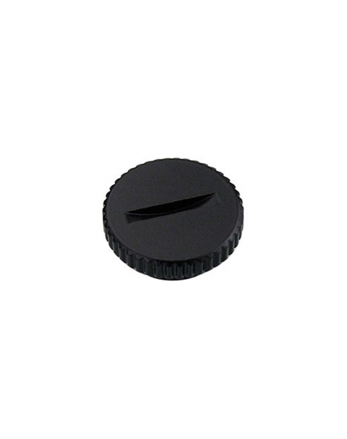 Koolance Flacher schwarzer Verschlussstopfen von Koolance aus Messing fr 1/4 Z (SCR-CP003PG-BK) główny