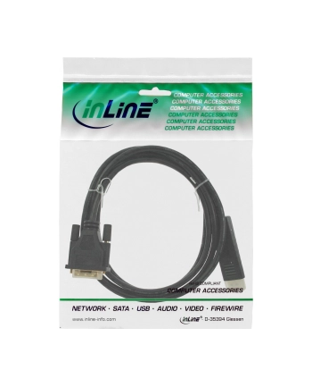 INLINE DISPLAYPORT NA DVI 2M - CZARNY (17112)