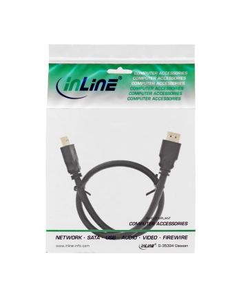 InLine HDMI cable, 19pin M/M, 1m (17601P)