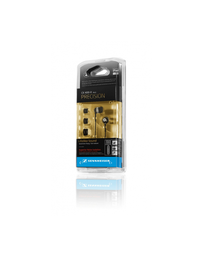 SŁUCHAWKI SENNHEISER CX 400-II PRECISION - DOUSZNE - CZARNE główny