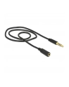 Delock Kabel Przedłużacz 3.5Mm Jack Czarny 0.5M (84716) - nr 6