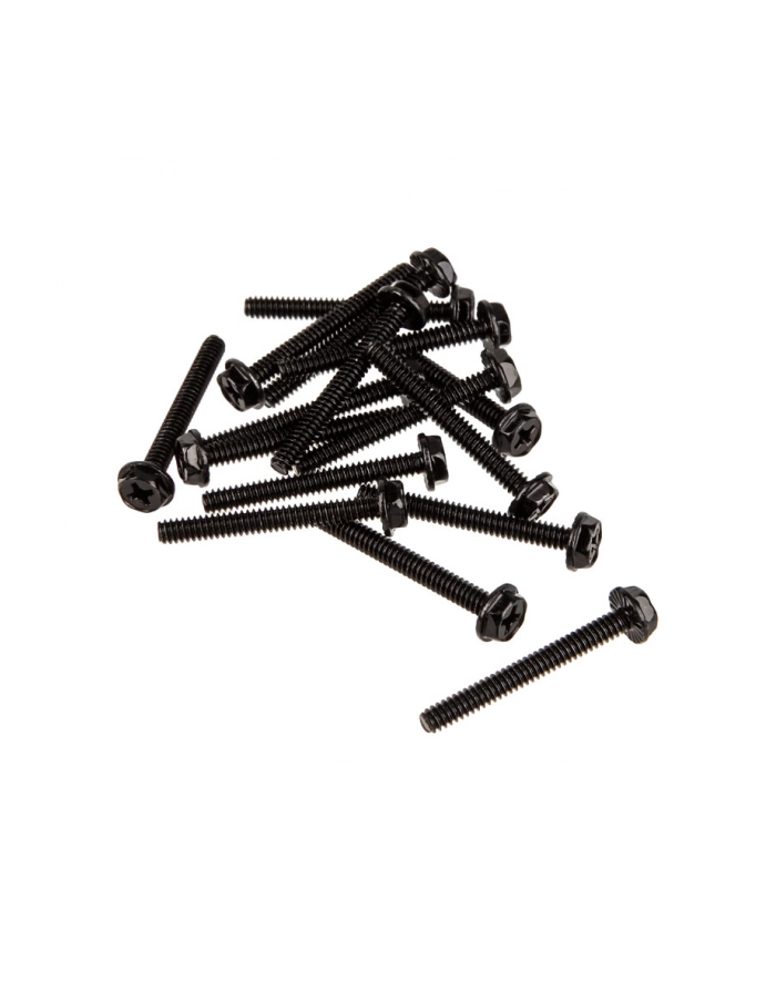 XSPC Śruby Typ 6-32, 30mm, 16 sztuk, czarne (5060175587787) główny