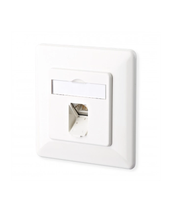 Metz Connect Gniazdo Sieciowe Rodzaj Montażu: Podtynkowy, Wkład Z Płytką Centralną I Ramką, 1307371002-I 1307371002-I, Cat 6, 1 Port, Czysty Biały