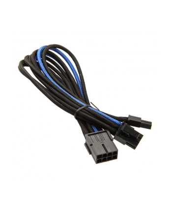 Silverstone Adapter Pci 8-Pin Na Pcie 6+2-Pin 250Mm Czarno Niebieski (SST-PP07-PCIBA)