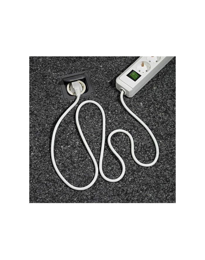 Brennenstuhl Eco-Line Listwa Zasilająca Z Wyłącznikiem - 3X Gniazdo - 3M Kabel - Czarna główny