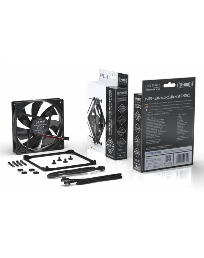 NOISEBLOCKER BLACKSILENT PRO FAN PL1 - 120MM (LUNO-027) główny