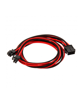 Phanteks Kabel przedłużający 8-Pin EPS12V 50cm czarno czerwony (PHCB8P_BR)