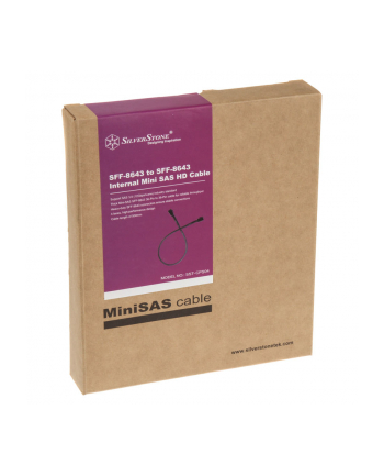 SilverStone Mini-SAS SFF-8643 50 cm (SSTCPS04) nr 2