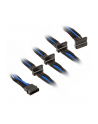 SILVERSTONE 4-PIN ZU 4X 15-PIN-SATA-KABEL , 0.3 M (SST-PP07-BTSBA) - nr 4