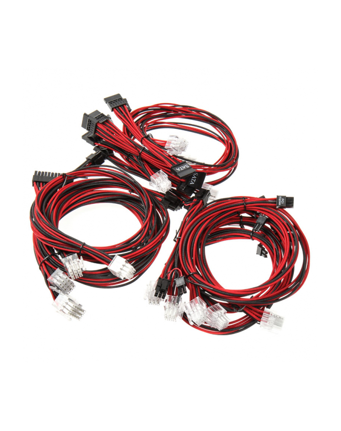 Super Flower kabli zasilających czarno-czerwony - SF-1000CS-BKRD (SF1000CSBKRD) główny