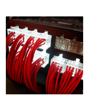 Super Flower kabli zasilających czarno-czerwony - SF-1000CS-BKRD (SF1000CSBKRD)