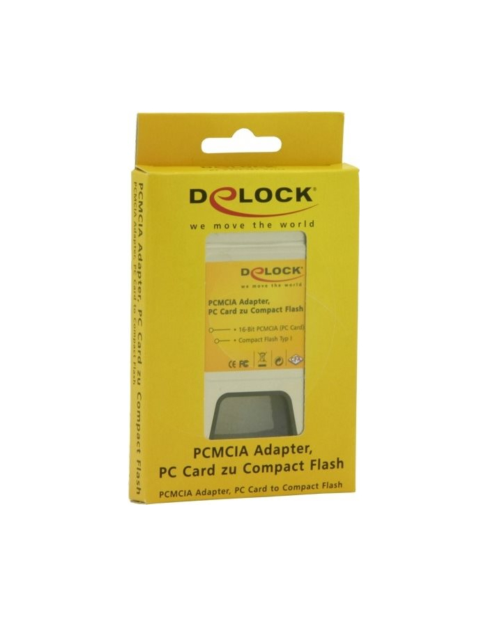 DeLOCK PCMCIA Card Reader for Compact Flash cards (91051) główny