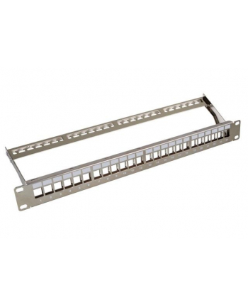 EFB-Elektronik Patch panel 37576.1 24 porty do modułów Keystone 1U z tacką do kabli