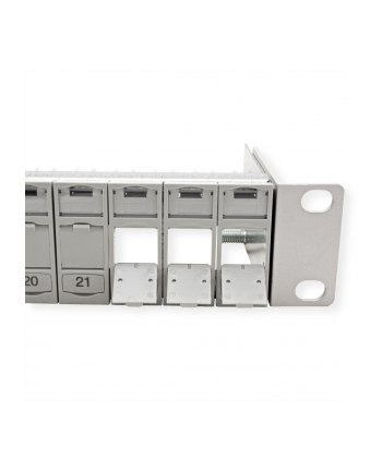 Metz Patch panel CAT 6 24 porty 1U Jasnoszary (13092000E) nr 2