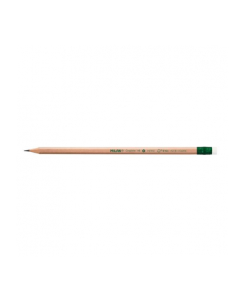 Ołówek sześciokątny HB z gumką natural p12 071212112FSC MILAN cena za 1szt.
