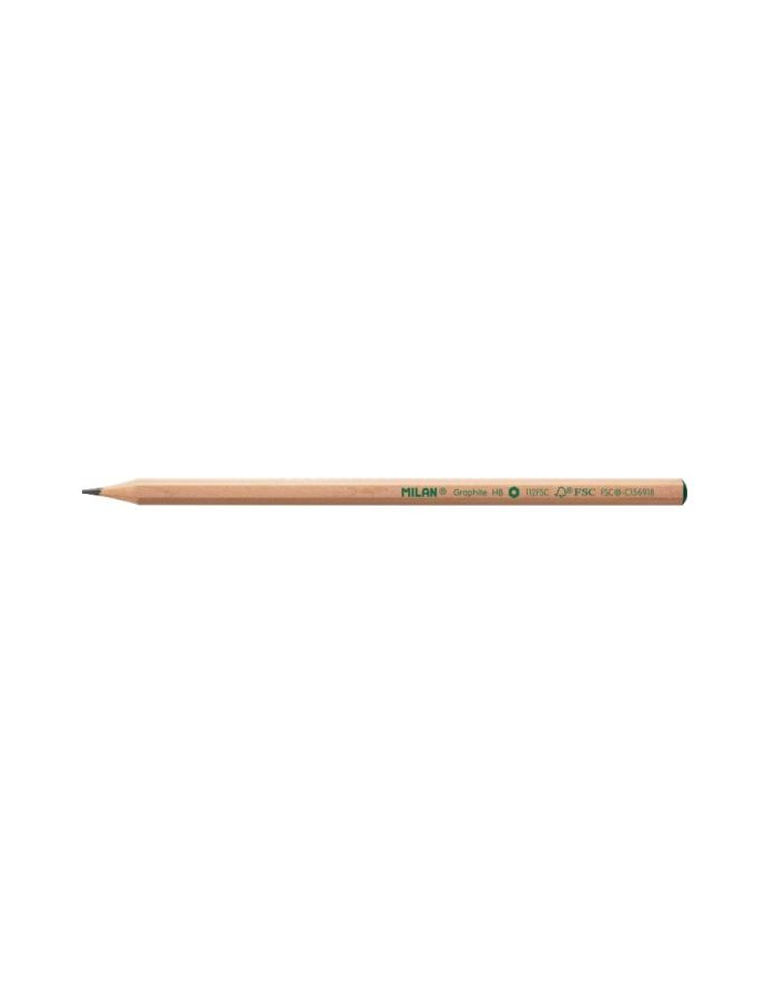 Ołówek sześciokątny HB natural p12 07121212FSC MILAN cena za 1szt. główny