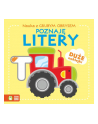 zielona sowa Książka Nauka z grubym obrysem. Poznaję litery - nr 1
