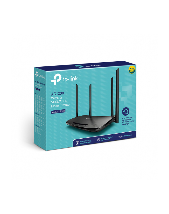 tp-link Router  Archer VR300 ADSL/VDSL 4LAN 1WAN AC1200 główny