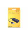 Delock USB - RJ-45 Czarny (62595) - nr 1