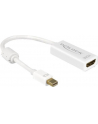 Delock Adapter mini DisplayPort 1.2 na HDMI Biały (62614) - nr 8