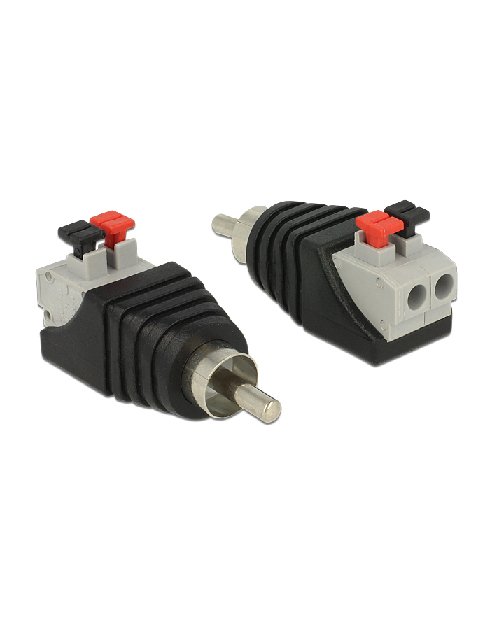 Delock Adapter Terminalblock 2Pin / RCA (65566) główny