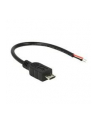 Delock Micro USB-2xVCC i GND 0,1m Czarny (82697) - nr 3