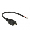 Delock Micro USB-2xVCC i GND 0,1m Czarny (82697) - nr 4