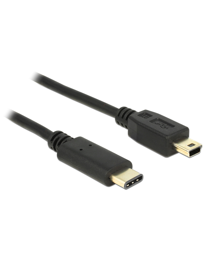 Delock USB C-miniUSB M/M 2m Czarny (83336) główny
