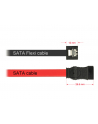 Delock Przewód SATA FLEXI 6 Gb/s o dł. 20 cm czarny metalowe zaciski 83839 - nr 4