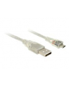 Delock Kabel USB A- Micro-B St/St 1.50m transparent (83899) - nr 3
