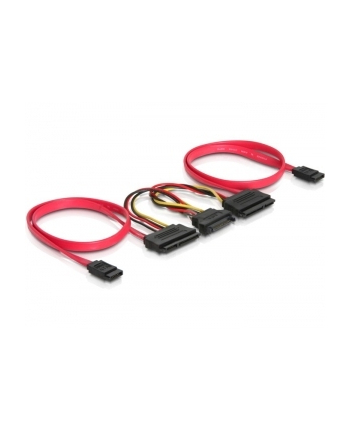 DeLOCK SATA All-in-One cable for 2x HDD (84356)