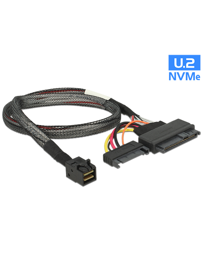 Delock Delock SFF-8643 / U.2 SFF-8639 + SATA 15Pin 0.5m (84819) główny