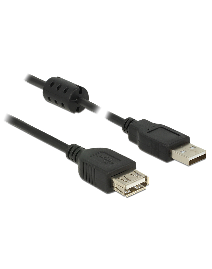Delock Kabel USB Delock Przewód przedłużający USB A, 2m, czarny (84885) główny