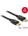 Kabel Delock DisplayPort - DisplayPort 1.5 Czarny (85508) - nr 7