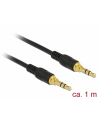 Kabel Delock MiniJack 3.5 mm - MiniJack 3.5 mm 1 Czarny (85547) - nr 2