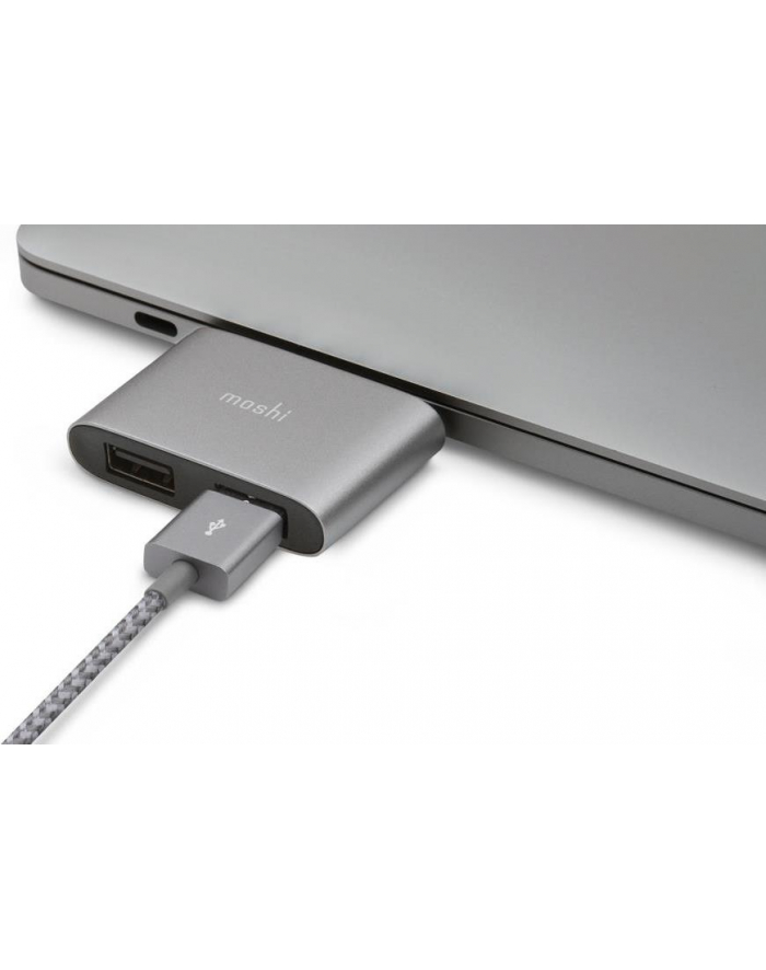 Moshi Adapter USB Moshi Moshi USB-C to Dual USB-A Adapter Space Gray | MacBook (99MO084214) główny