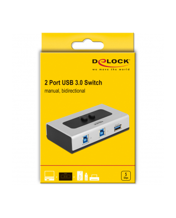 Delock Urządzenie PLC 2 portów USB 3.0 dwukierunkowy (87667)