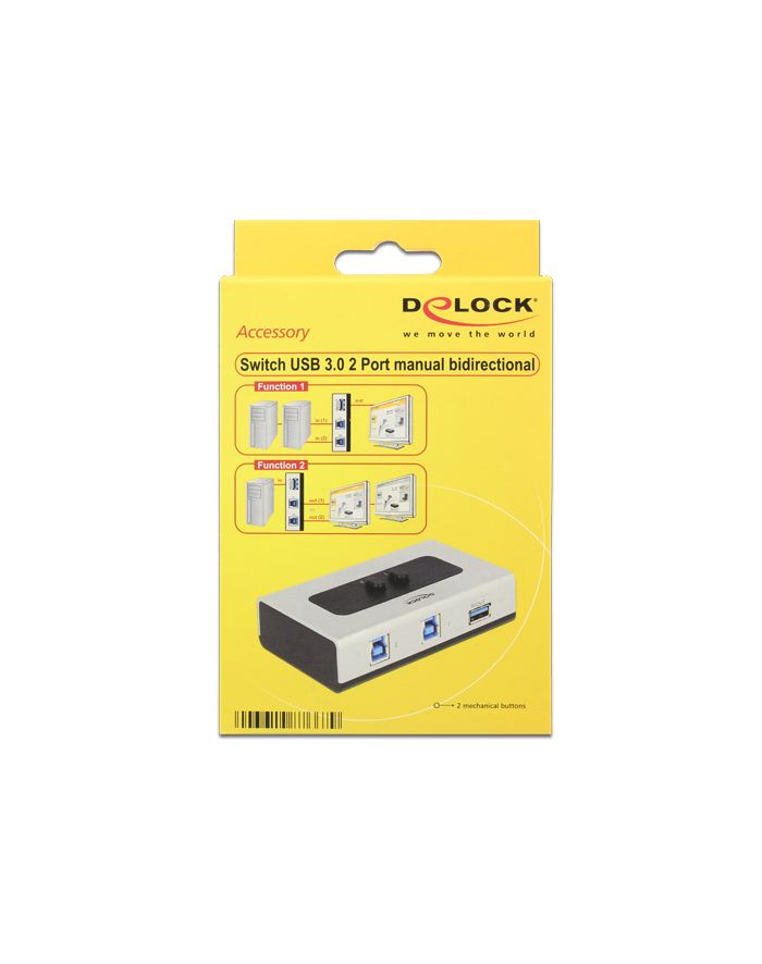 Delock Urządzenie PLC 2 portów USB 3.0 dwukierunkowy (87667) główny