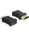 DeLOCK Kabel Adapter DELOCK High Speed HDMI A-St.>C-Bu. Goldk. [bk] (65262) - nr 12