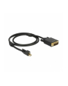 Delock mini-DisplayPort-DVI(24+1) Czarny 1m (83725) - nr 1