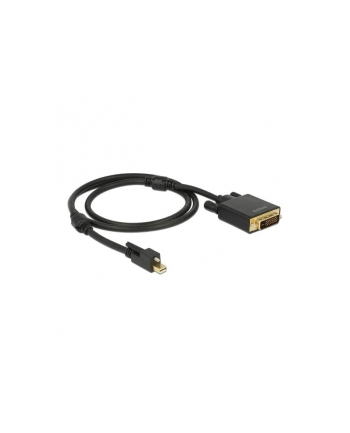 Delock mini-DisplayPort-DVI(24+1) Czarny 1m (83725)