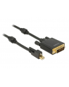 Delock mini-DisplayPort DVI(24+1) Czarny 2m (83726) - nr 15